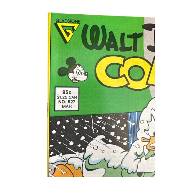 Gladstone Walt Disneys Comics #527 March 1988 Donald Duck Snow Scene Boarded - Picture 2 of 4